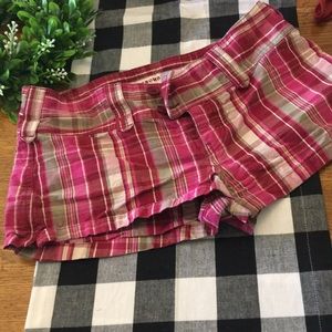 Plaid shorts